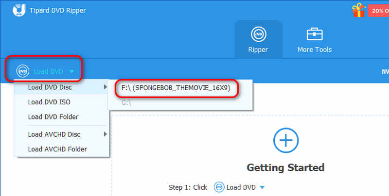 DVD'yi AVAide DVD Ripper'da yükleyin