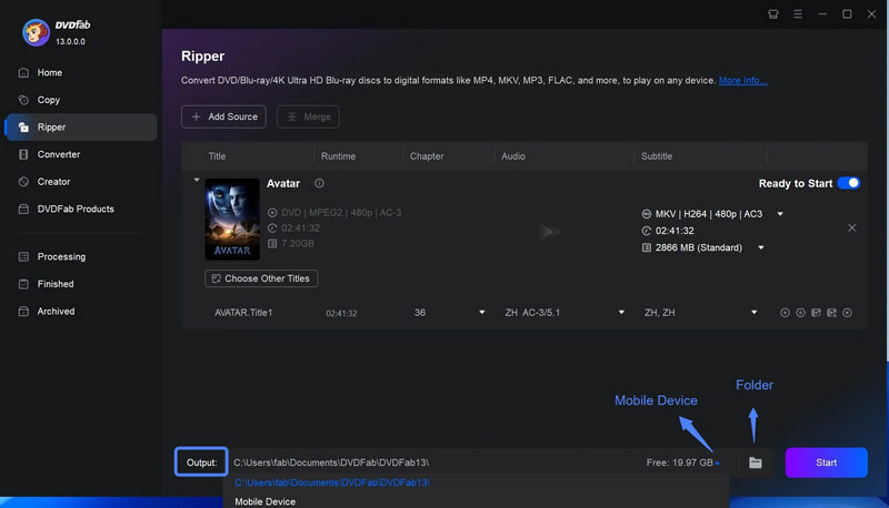 Dvdfab DVD Ripper Windows 10 için