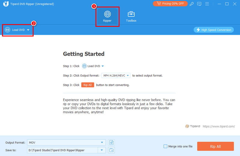 Ripper Load DVD Avaide