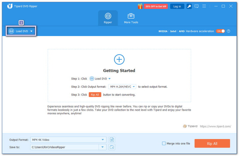 Выберите DVD-диск для загрузки.