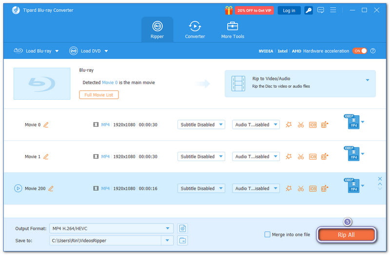 블루레이를 추출하고 지역 코드를 해제하세요