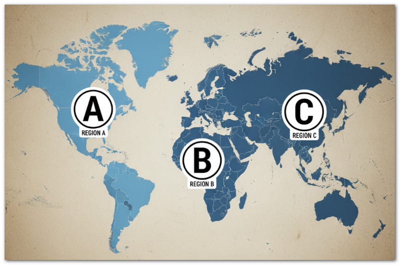 블루레이 지역 코드란 무엇인가요?