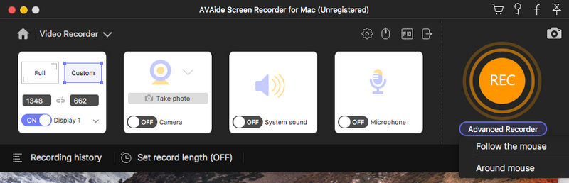 Advanced Recorder Feature Mac