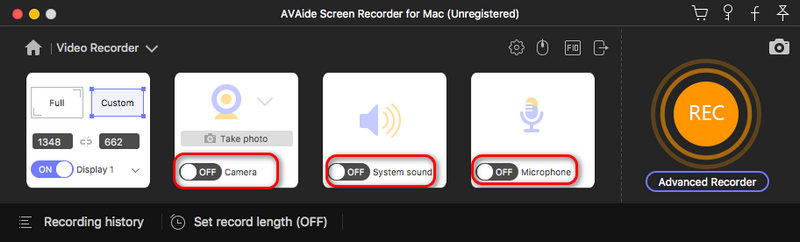 Turn on Off Webcam Sound Microphone Mac