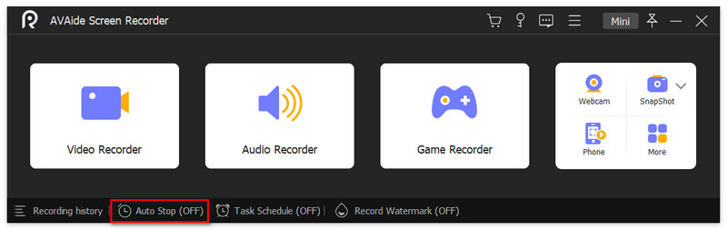 Select Recording Length