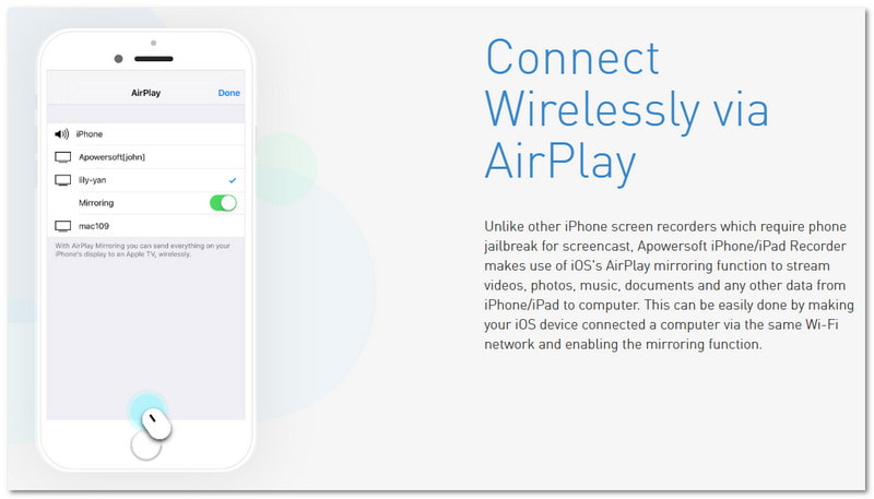 Apowersoft iPhone/iPad Recorder