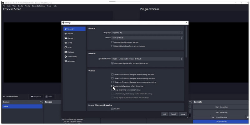 OBS Studio सर्वश्रेष्ठ निःशुल्क स्क्रीन रिकॉर्डर है