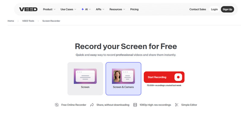 VEED.io Screen Recorder