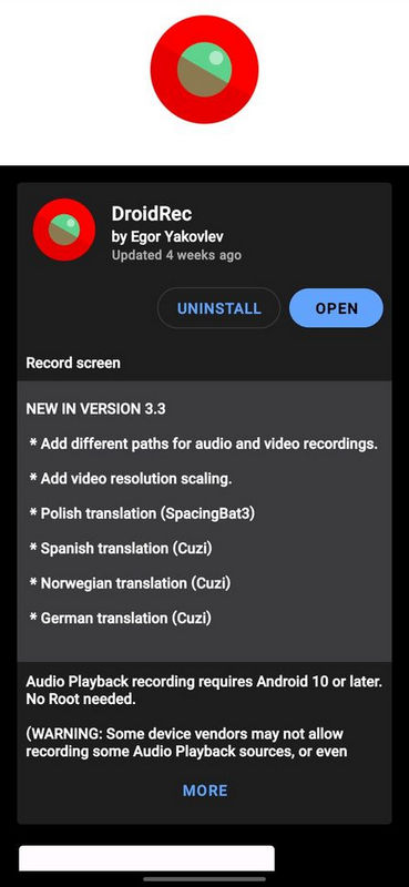 DroidRec