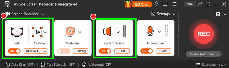 Sistema audio completamente personalizzato Avaide