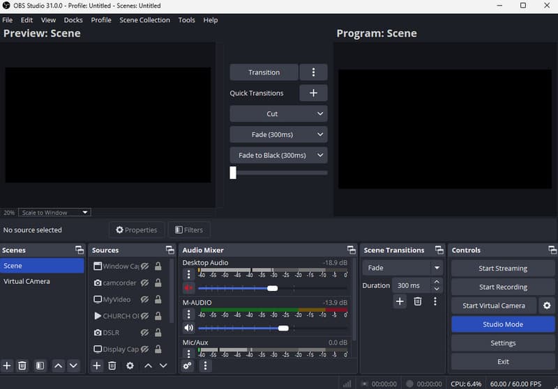 Alternativa al registratore OBS Studio Steps