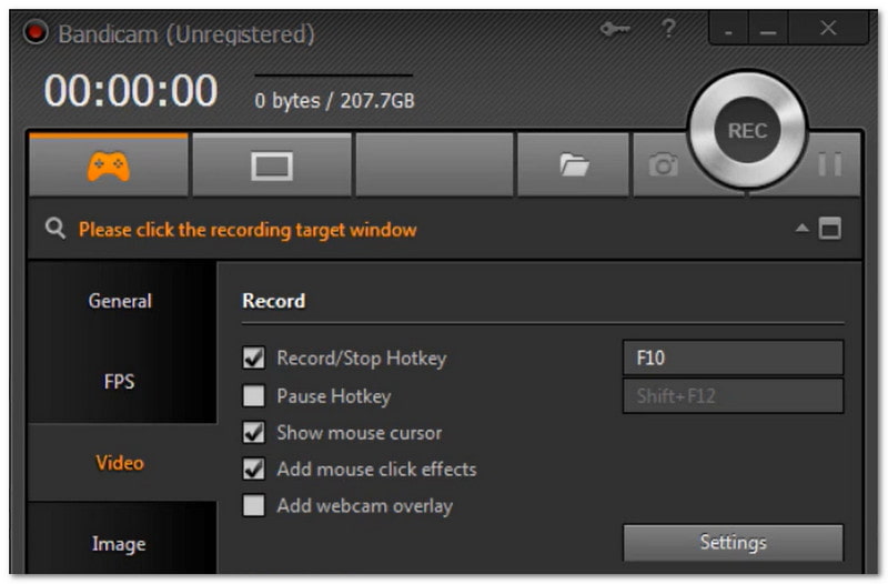 Bandicam 最佳网络摄像头录像机