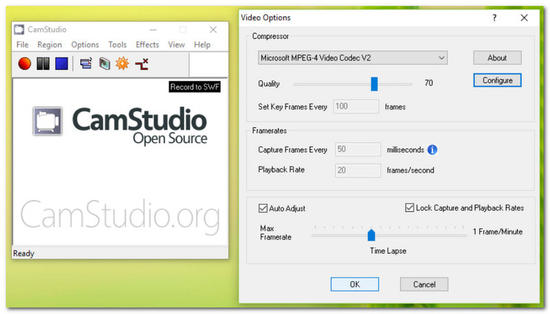 Funzionalità di CamStudio
