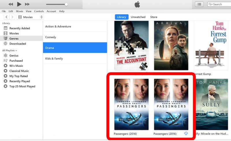 Загрузите фильмы для просмотра офлайн в iTunes
