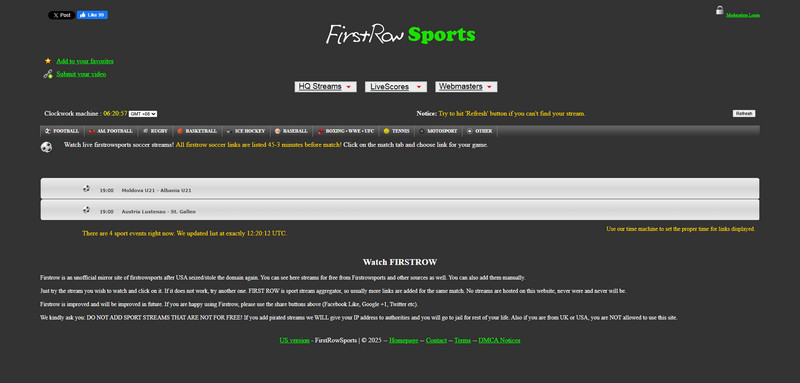 Deportes de primera fila