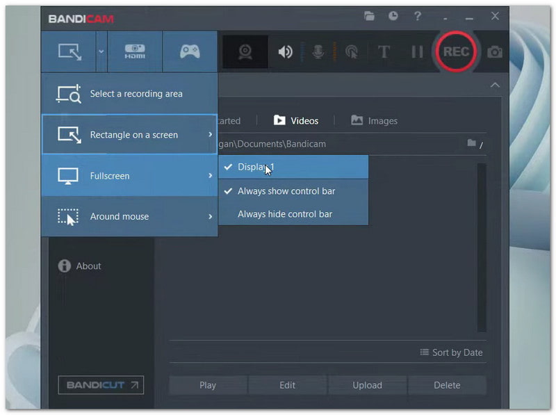 Bandicam AS Freecam alternatíva