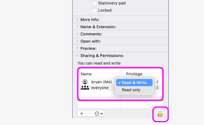 Check Disk Permission