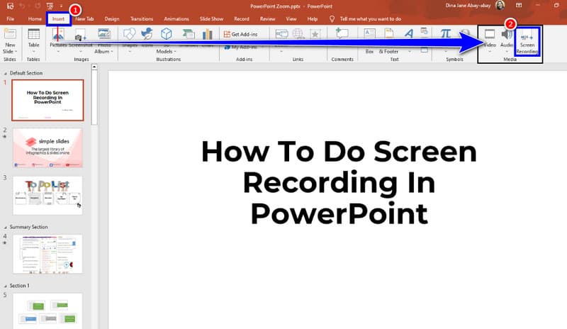 Lag en PowerPoint-presentasjon til video