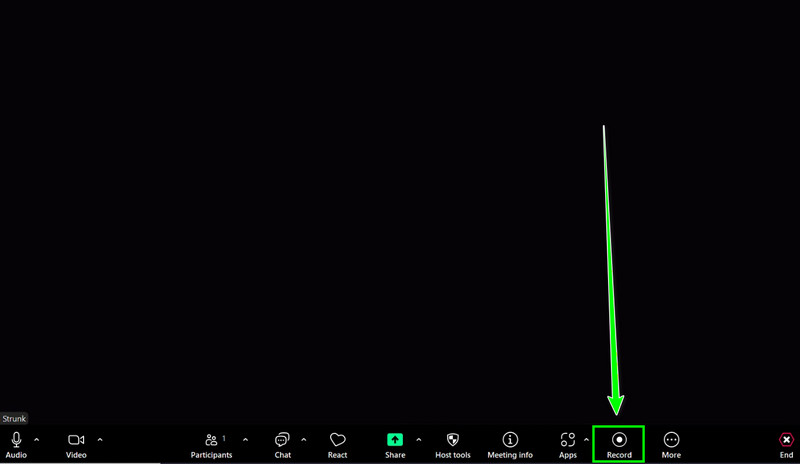 录制 Zoom 会议主持人