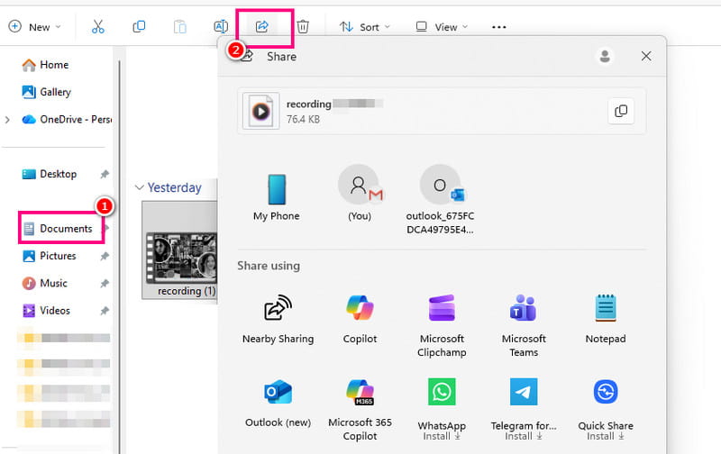 分享 Zoom 会议录像
