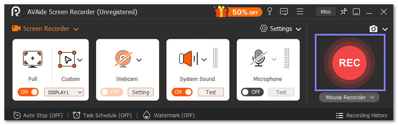 Iniciar grabación de FaceTime