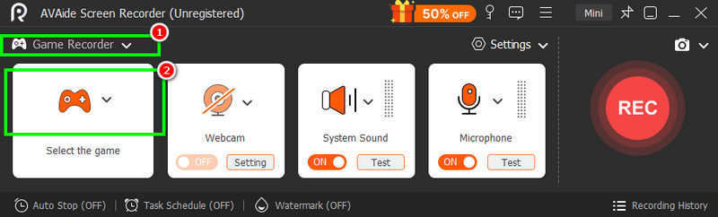 มีตัวเลือกเครื่องบันทึกเกมให้เลือกใช้