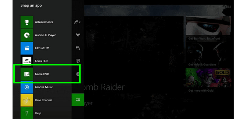 Gravação de jogos com DVR
