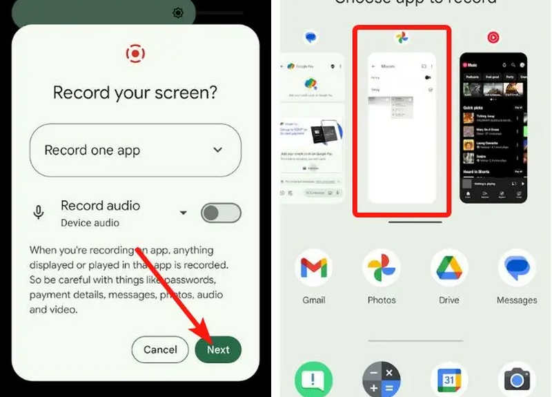 Record Specific App