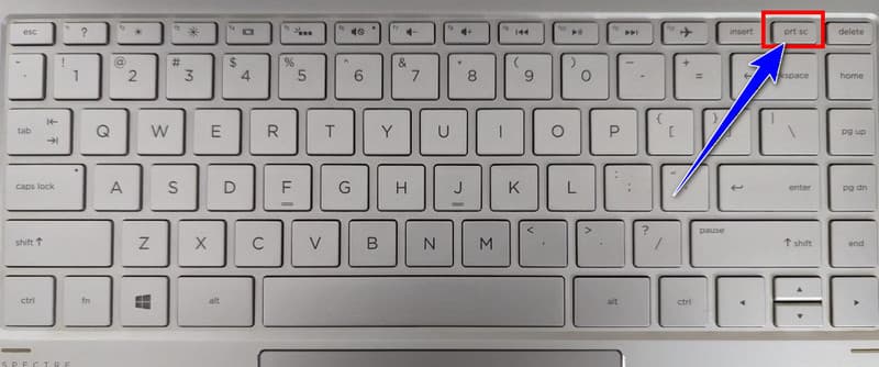 HP Prntscrn 上的屏幕截图