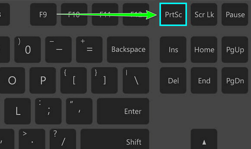 東芝キーボードのスクリーンショットを撮る