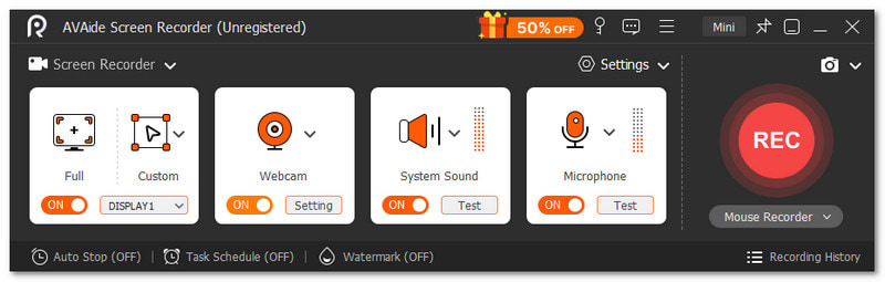 AVAide Screen Recorder Best PC MP4 Recorder