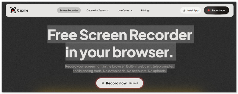 Capme Best Online MP4 Recorder