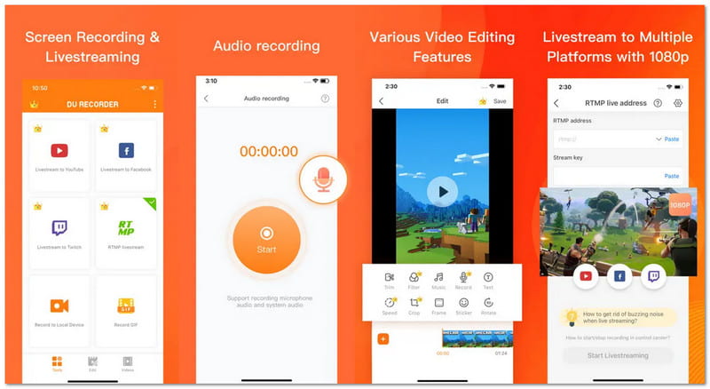 DU Recorder Best MP4 Recorder App