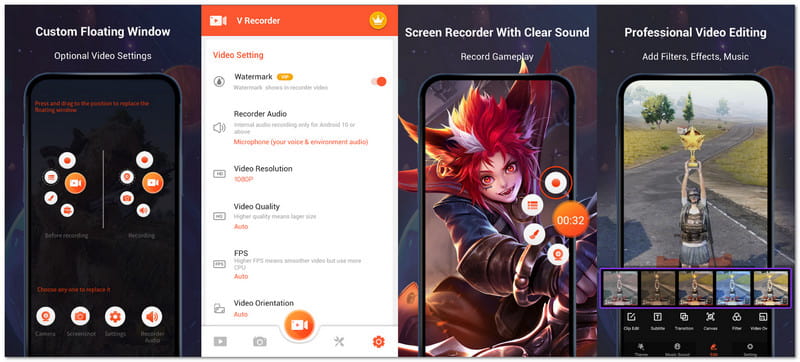 V Recorder Best MP4 Recorder App
