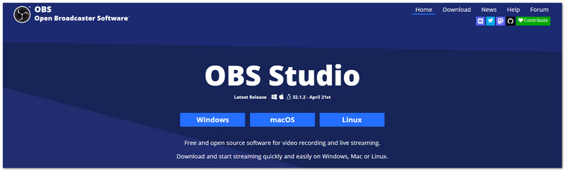 OBS Studio Platform Availability