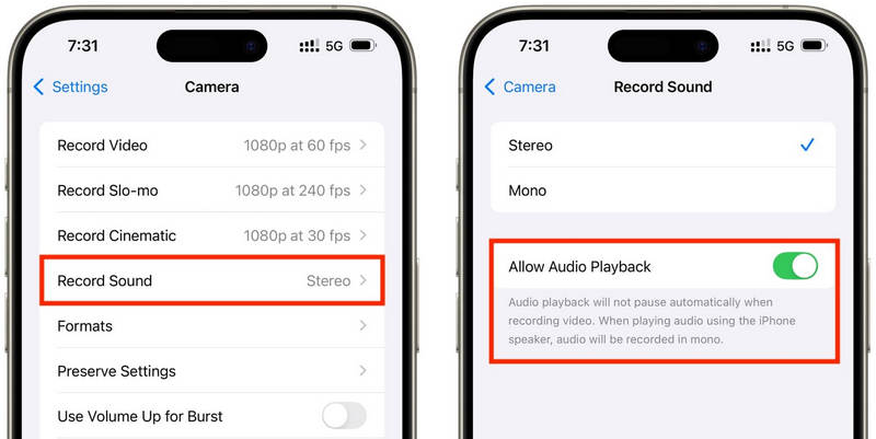 Allow Audio Playback