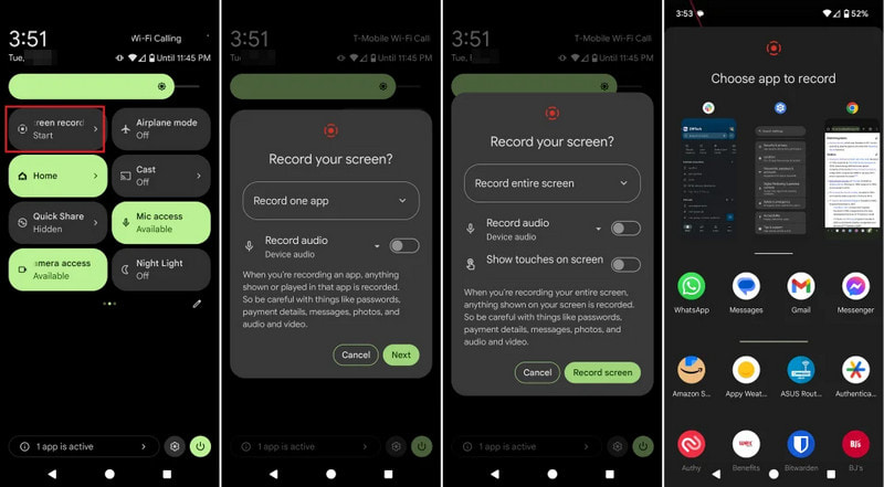 Google Pixel Screen Recorder