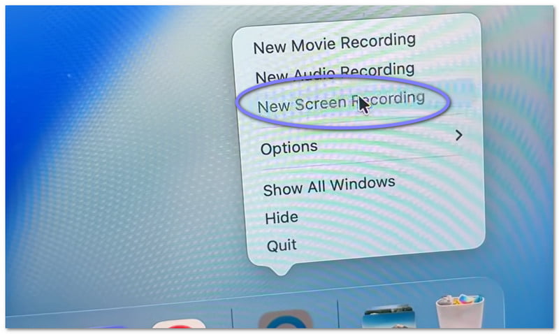 Create a New Screen Recording