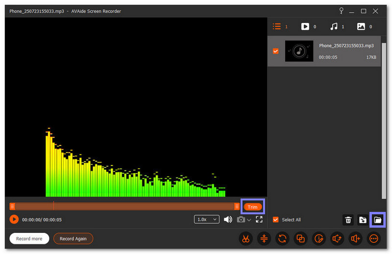 Klikněte na Exportovat a označte soubor