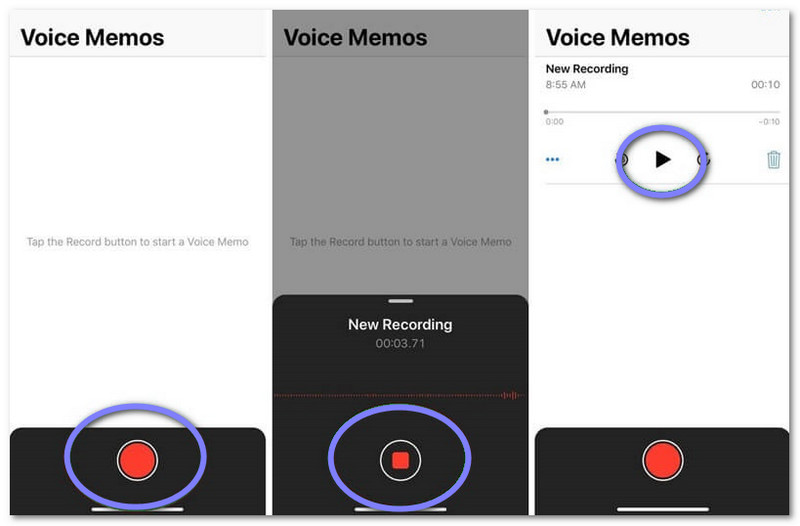 Nahrávání zvuku na iPhone pomocí vestavěné aplikace
