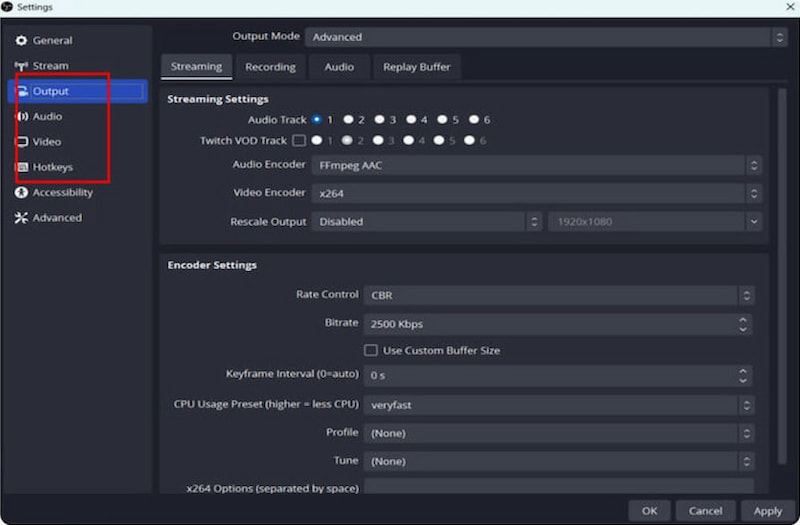 Configuración de captura de juegos de OBS