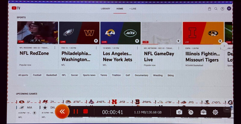 Înregistrați YouTube TV