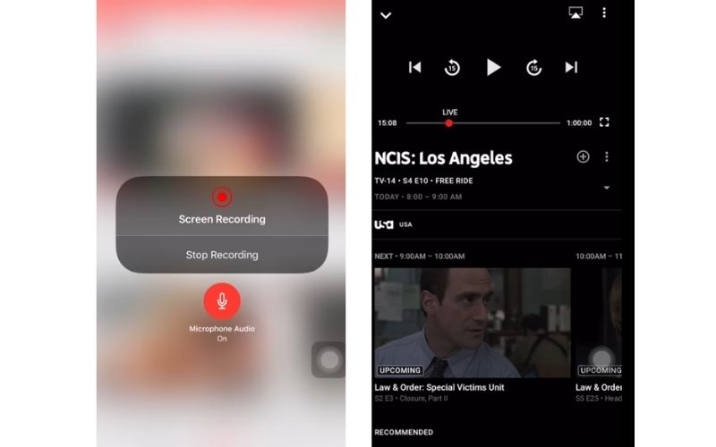 Înregistrare mobilă YouTube TV