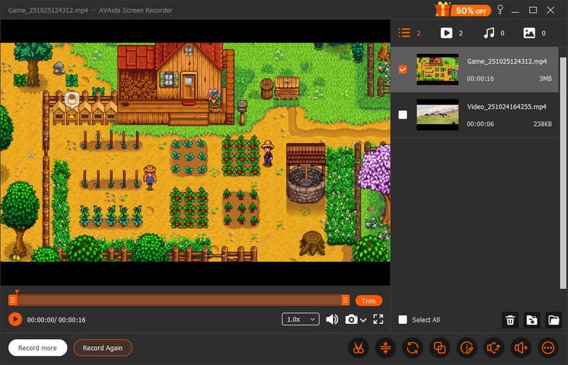 Bewaar opgenomen Stardew