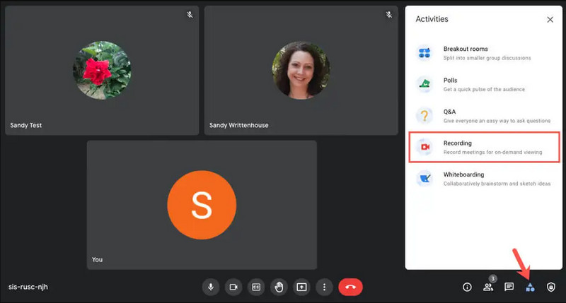 Înregistrarea întâlnirii