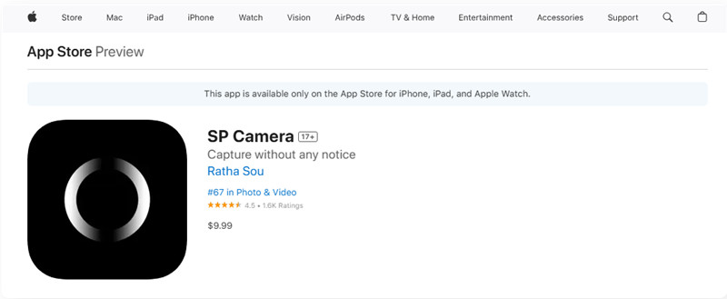 Muat turun Kamera Sp