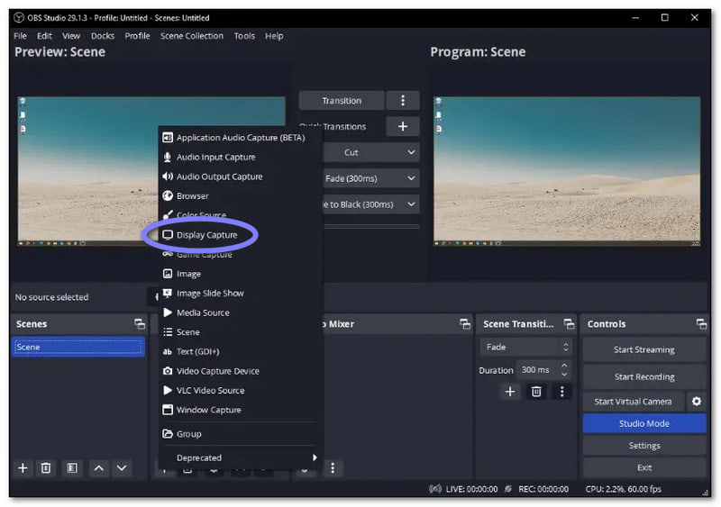 Use OBS Studio
