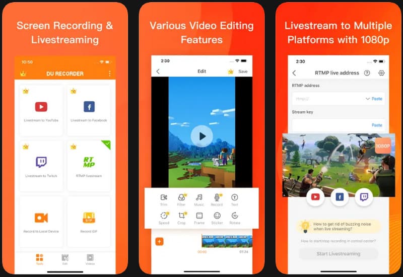 DU Recorder on iOS