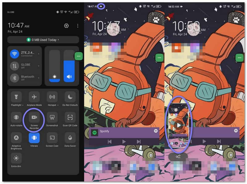 Android Built-In Screen Recorder