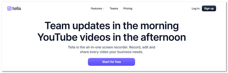 Tella Alternative to ScreenPal